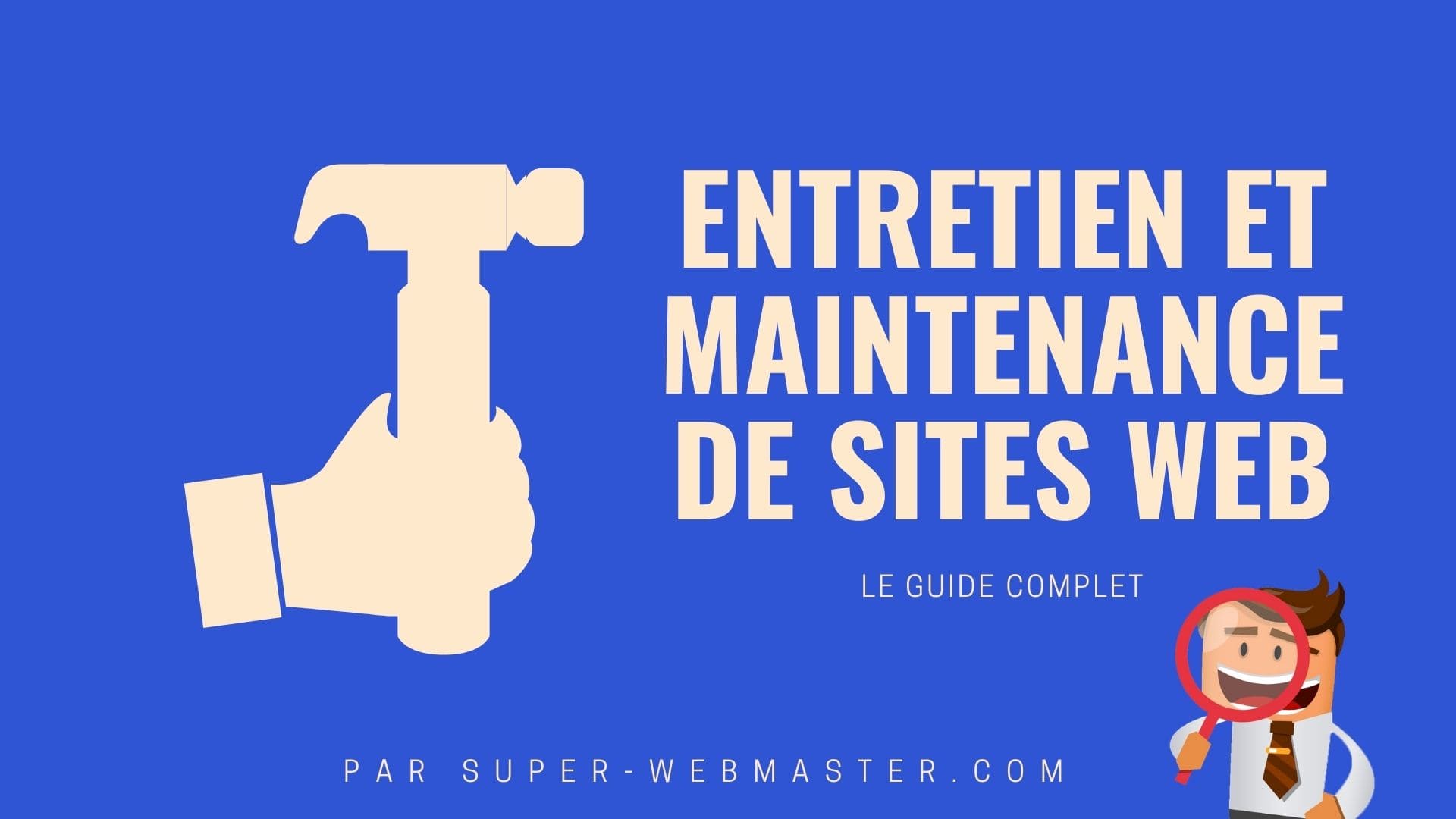 Entretien & Maintenance Site web