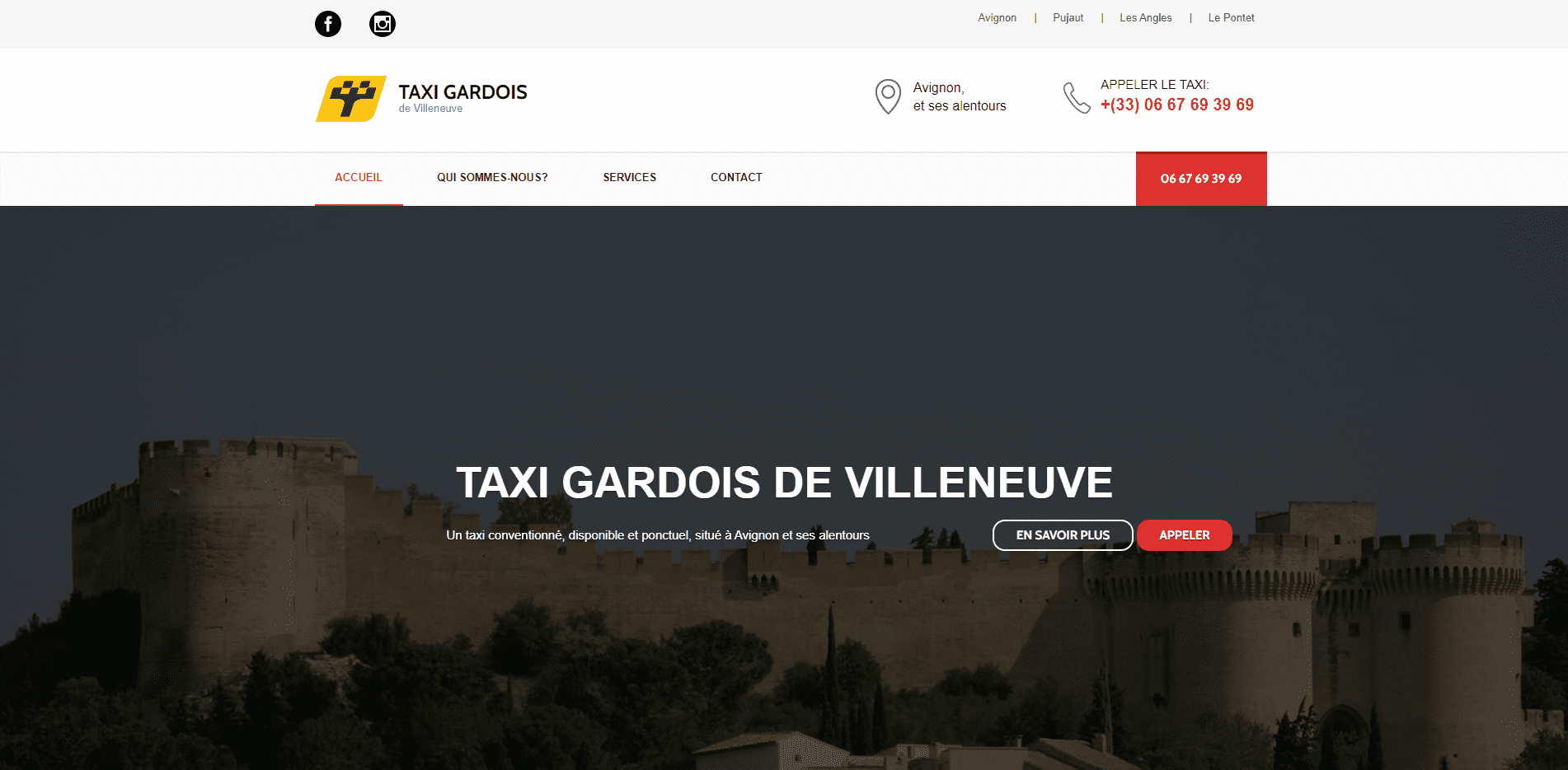 Site internet Taxi et VTC