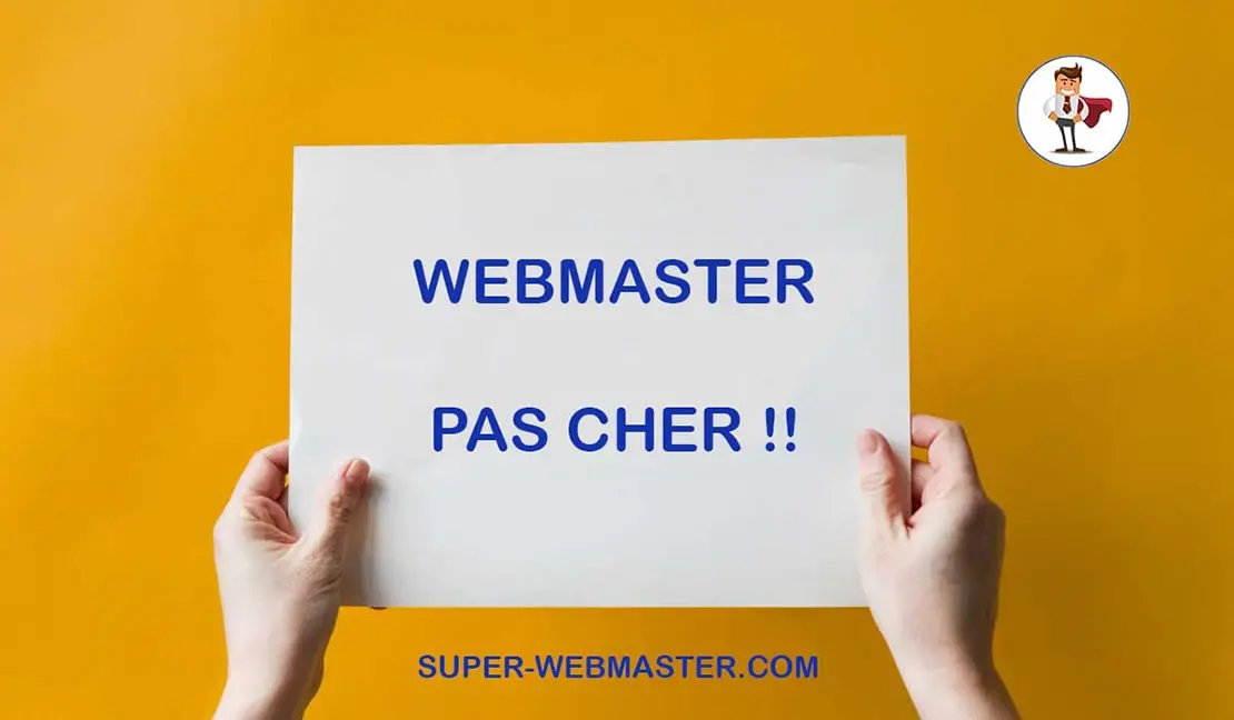 Webmaster pas cher