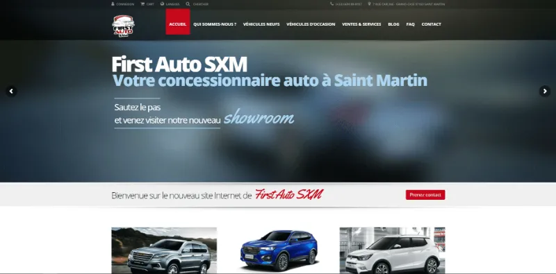 Site internet Automobile