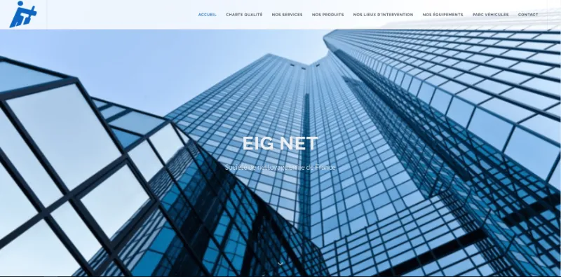 Site web Société de nettoyage