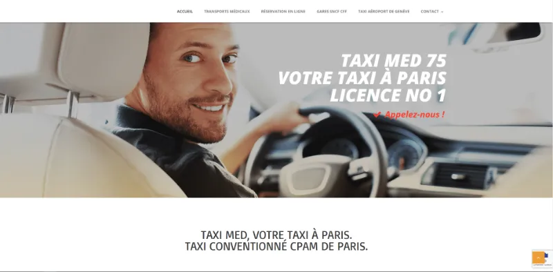 Site internet Taxi et VTC