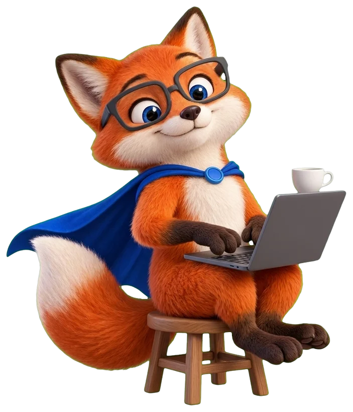 Le renard écrit un article